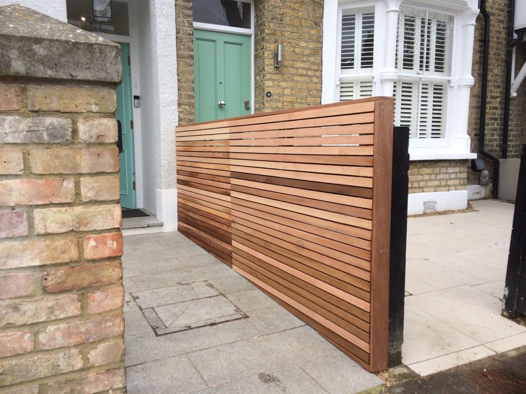 Slatted Screen Fencing West London Fencing